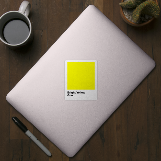 Pantone Bright Yellow Gun by Perezzzoso